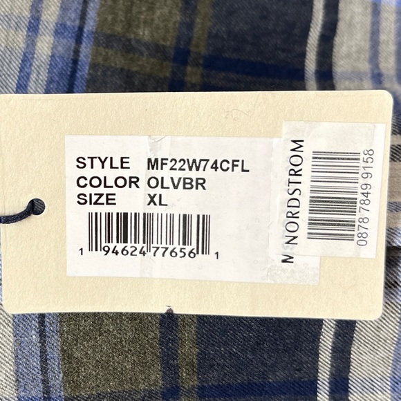 Peter Millar Blue Plaid Button Up Mountainside - Picture 10 of 10